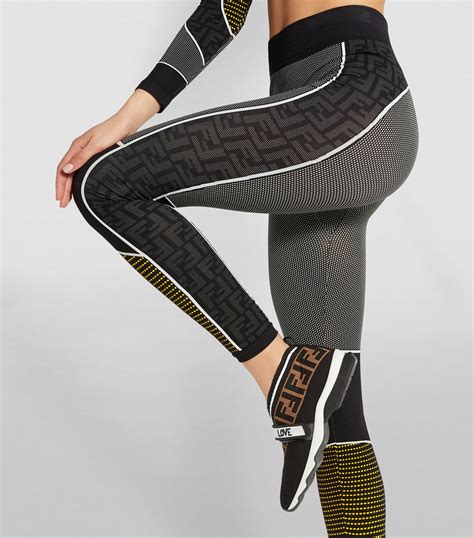 fendi leggings - black|fendi leggings set.